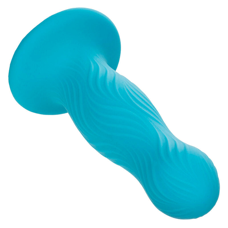CALEXOTICS Wave Rider Swell Plug Anal Azul – Diseño Ergonómico Con Textura Ondulada Para Sensaciones Intensas