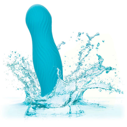 CALEXOTICS Wave Rider Swell Plug Anal Azul – Diseño Ergonómico Con Textura Ondulada Para Sensaciones Intensas