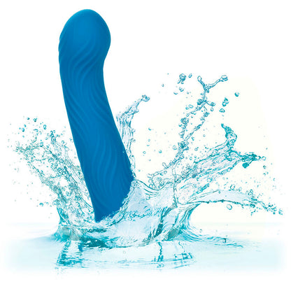 CALEXOTICS Wave Rider Ripple Plug Anal Azul – Diseño Ergonómico Para Placer Confortable