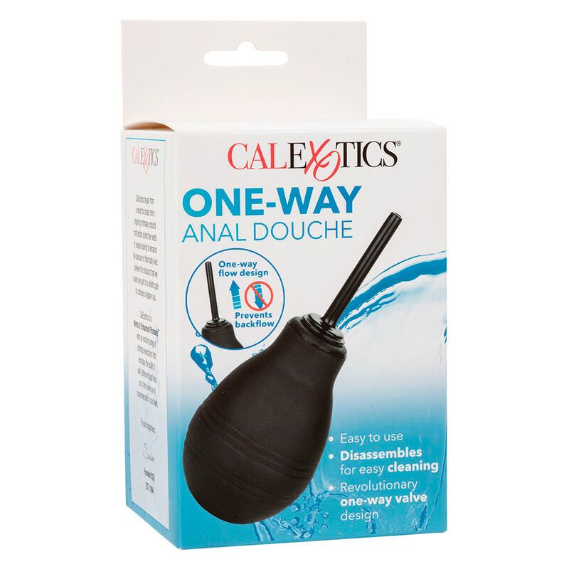 Comprar Calexotics One Way Ducha Anal Negra – Sistema De Válvula Unidireccional Para Higiene Eficiente-Noxtic