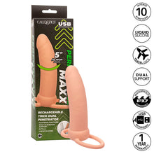 CALEXOTICS Maxx Thick Double Penetrator – Sex Toy con 10 vibrazioni per un piacere intenso