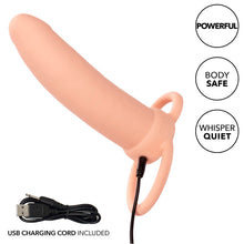 CALEXOTICS Maxx Thick Double Penetrator – Sex Toy con 10 vibrazioni per un piacere intenso