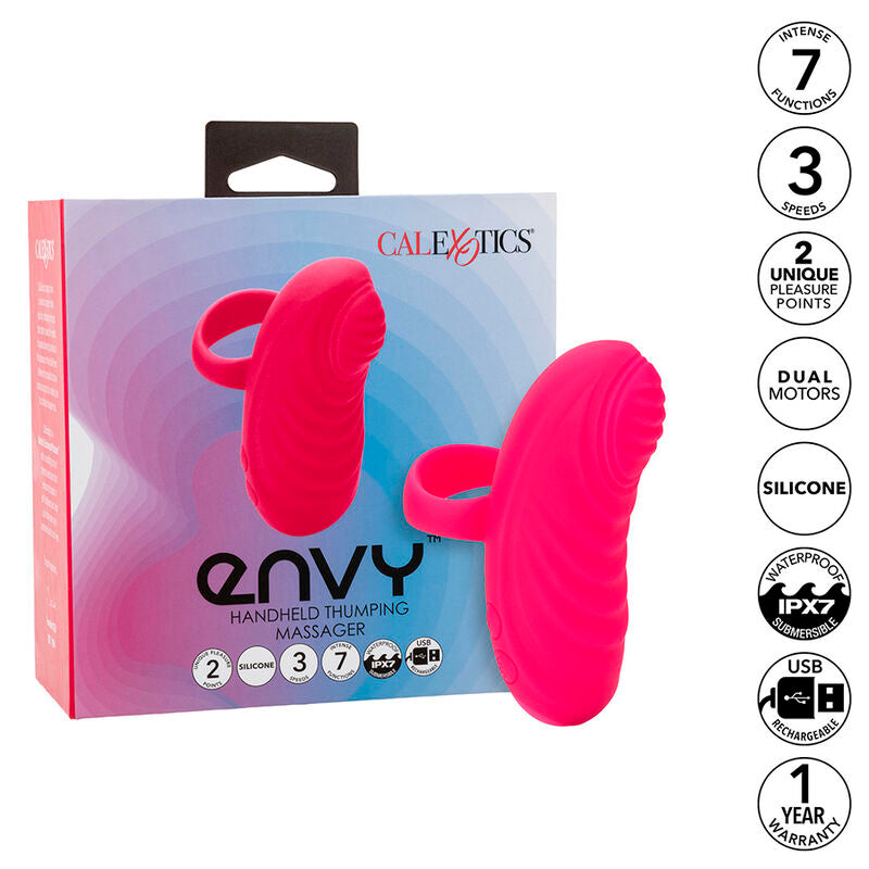 Massaggiatore a sfera rotante CALEXOTICS Envy – Design elegante con 7 vibrazioni per un piacere personalizzato