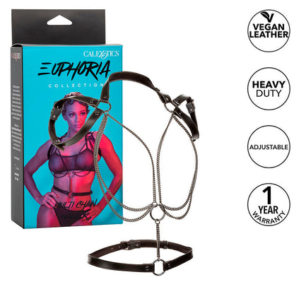 CALEXOTICS Euphoria Halter Harness – Design multi-catena per un piacere elegante