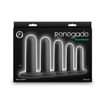 NS Novelties Renegade Kit Dilatador Negro – Juego De Dilatadores Para Placer Y Autoexploración
