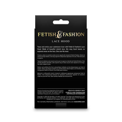 NS Novelties Pasamontañas De Encaje Blanco – Accesorio Elegante Para Explorar El Placer Con Estilo