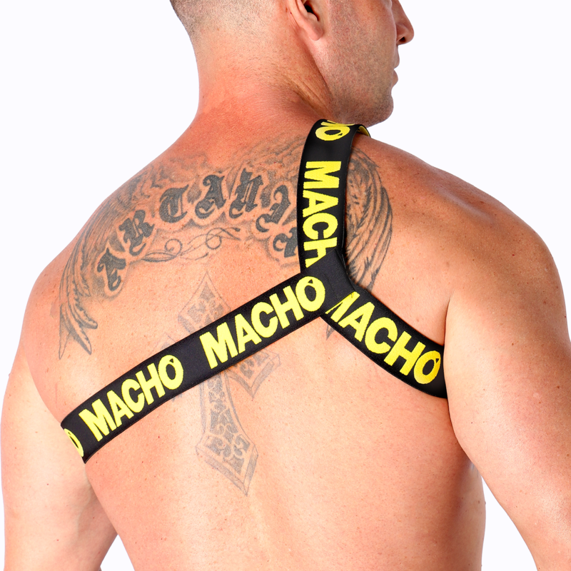 Macho Arnes Romano Amarillo S M – Accesorio Atractivo Para Placer Y Libertad Sensual