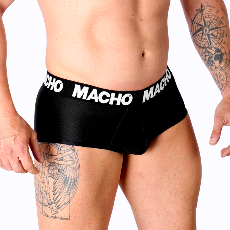 Macho MS30NG Slip Negro S – Ropa Íntima Elegante Con Diseño Confortable
