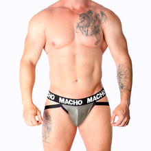 MACHO Jock Cuero Gris Beige XL – Diseño Ergonómico Para Comodidad Y Estilo