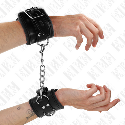 Comprar KINK Muñequeras Forradas Negras – Diseño Ajustable Para Comodidad y Estilo-Noxtic