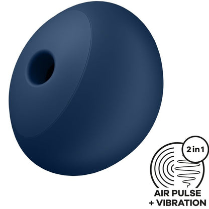 Comprar Satisfyer Air Power 4 Azul – Estimulador Compacto Con 12 Modos De Vibración-Noxtic