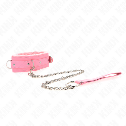 KINK Collar Con Correa Rosa – Diseño Ajustable Para Control Y Libertad Sensorial