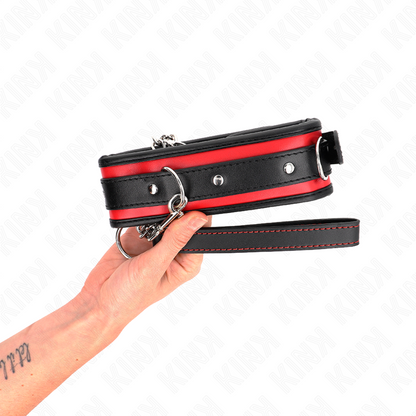Collare KINK con guinzaglio regolabile 65 cm – Design elegante per un'esplorazione confortevole