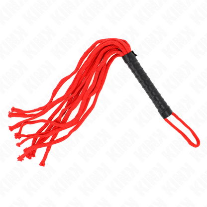 Comprar KINK Látigo De Cuerda Rojo 56 Cm – Accesorio BDSM Con Diseño Atractivo Para Experiencias Emocionantes-Noxtic
