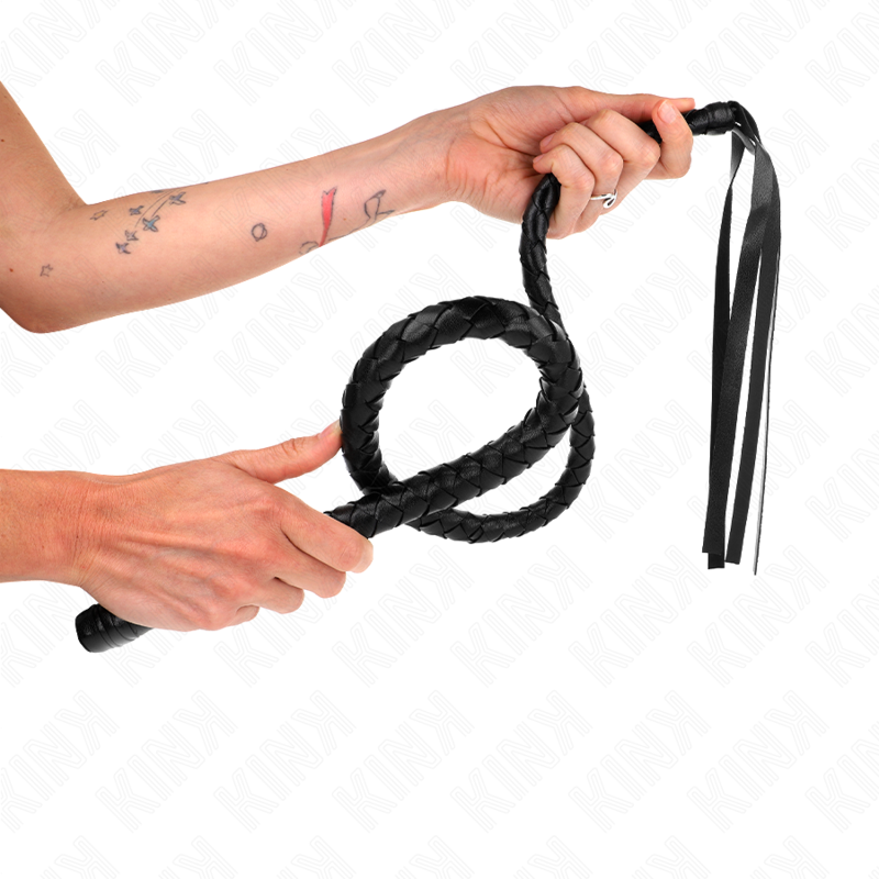 KINK - Long beaded whip 110 cm