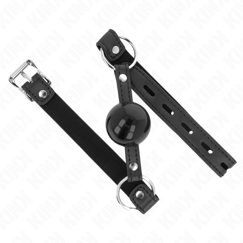 Comprar KINK Mordaza De Bola 4 Cm TPE Con Candado Negro – Diseño Elegante Para Exploración Segura-Noxtic