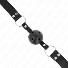 Comprar KINK Mordaza De Bola 4 Cm Negra – Diseño Ajustable Con Material Transpirable Para Comodidad Ideal-Noxtic