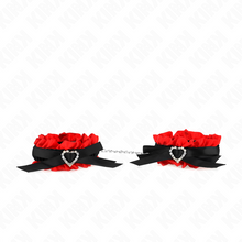 Comprar KINK Muñequeras Elásticas De Encaje – Diseño Con Detalle Corazón Rojo Y Ajuste Personalizable-Noxtic