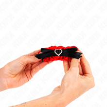 Comprar KINK Muñequeras Elásticas De Encaje – Diseño Con Detalle Corazón Rojo Y Ajuste Personalizable-Noxtic
