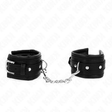 Comprar KINK Muñequeras Negras Con Hebilla De Diamantes De Imitación – Diseño Elegante Y Ajustable Para Confort Personalizado-Noxtic