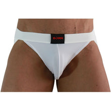 BURN 007 Jock S in Lycra Bianco – Intimo dal Design Ergonomico per il Comfort Quotidiano