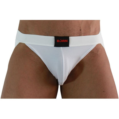 BURN 007 Jock S in Lycra Bianco – Intimo dal Design Ergonomico per il Comfort Quotidiano