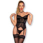 Comprar CHILIROSE CR 4674 Corset 3 Piezas Negro S – Lencería Elegante Con Diseño Atractivo Para Comodidad Ideal-Noxtic