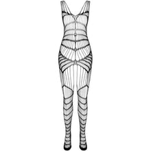 PASSION BS 102 Bodystocking Negro Talla Única – Diseño Elegante Con Material Elástico De Alta Calidad