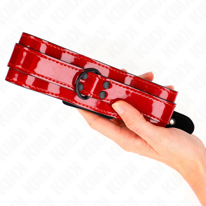 KINK Collar Ajustable Rojo Vino – Elegancia Con Ajuste Personalizado Para Mayor Comodidad