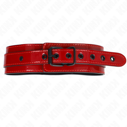 KINK Collar Ajustable Rojo Vino – Elegancia Con Ajuste Personalizado Para Mayor Comodidad