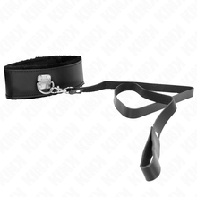 Comprar KINK Collar Con Correa De Piel Negra – Diseño Elegante Con Ajuste Personalizable De 40 A 48 Centímetros-Noxtic