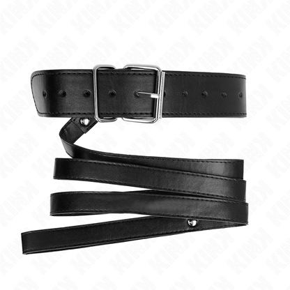 KINK Collar Con Correa Negro Ajustable – Diseño Elegante Para Comodidad Y Estilo