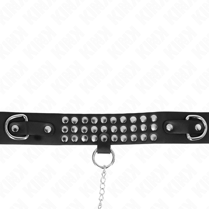 KINK - 65 CM ADJUSTABLE GLITTER LEASH COLLAR 37-42 CM X 5.3 CM