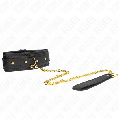 KINK Collar Con Correa Imitación Cuero Modelo 1 – Diseño Elegante Ajustable Para Comodidad Personalizada