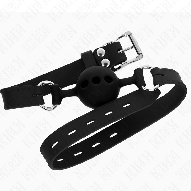 Bavaglio regolabile KINK con sfera in silicone – Design ergonomico per un piacere controllato
