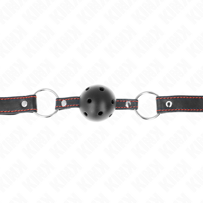 Comprar KINK Mordaza De Bola 4.5 Cm Negra Dura Hueca – Diseño Elegante Para Experiencias Sensoriales Únicas-Noxtic