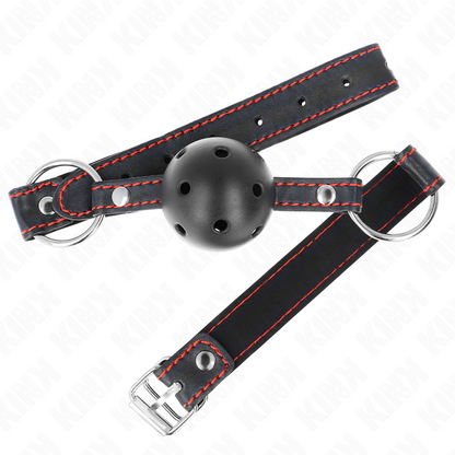 Comprar KINK Mordaza De Bola 4.5 Cm Negra Dura Hueca – Diseño Elegante Para Experiencias Sensoriales Únicas-Noxtic