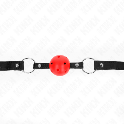Comprar KINK Mordaza De Bola 4.5 Cm Roja – Diseño Moderno Para Explorar Nuevas Sensaciones-Noxtic