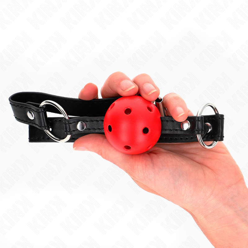 Comprar KINK Mordaza De Bola 4.5 Cm Roja – Diseño Moderno Para Explorar Nuevas Sensaciones-Noxtic