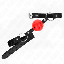 Comprar KINK Mordaza De Bola 4.5 Cm Roja – Diseño Moderno Para Explorar Nuevas Sensaciones-Noxtic