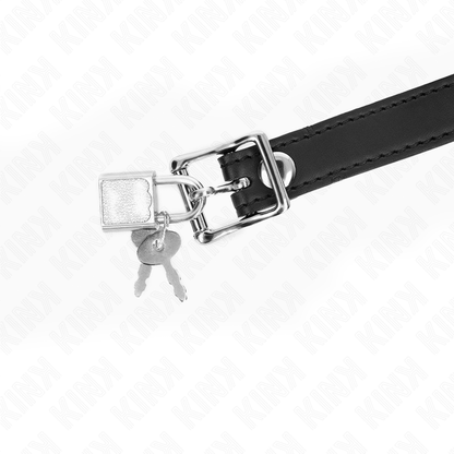 KINK Mordaza De Bola 4 Cm Silicona Con Candado – Diseño Seguro Para Exploración Sensual