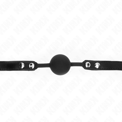KINK - 4 CM SILICONE BALL GAG MODEL 1 WITH LOCK 60 x 2 CM