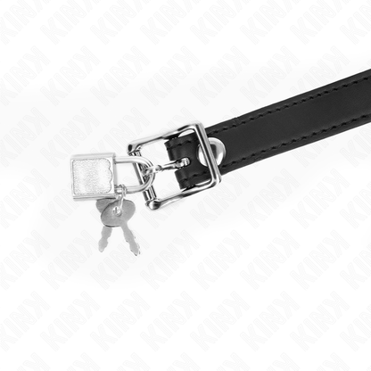 KINK - 4 CM SILICONE BALL GAG MODEL 1 WITH LOCK 60 x 2 CM