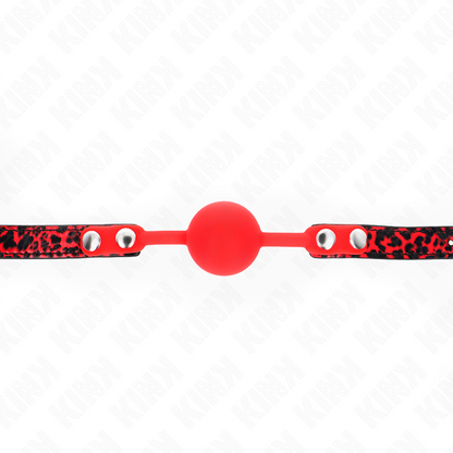 Comprar KINK Mordaza De Bola 4 Cm De Silicona Modelo 2 – Diseño Confortable Para Experiencias BDSM Seguras-Noxtic