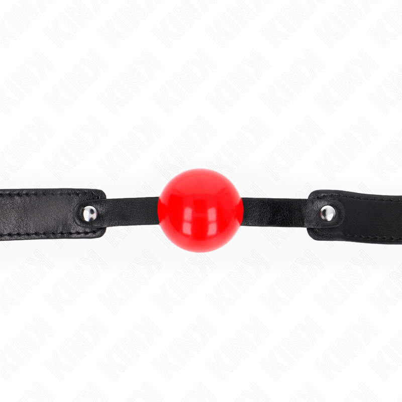 KINK - BALL GAG 4 CM SOFT TPE MODEL 1 66 x 2.5 CM ADJUSTABLE 41-61 CM