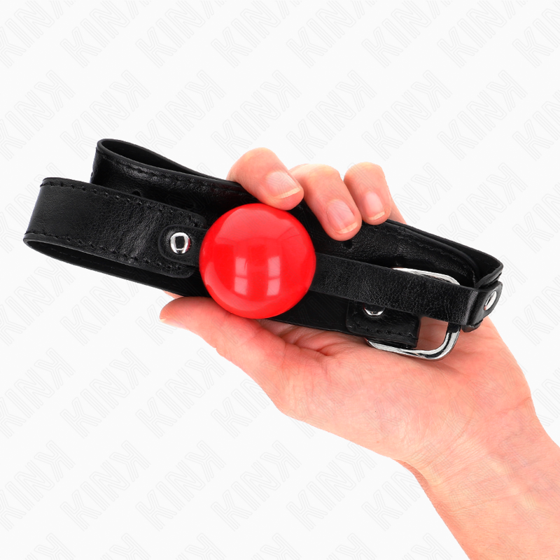 KINK - BALL GAG 4 CM SOFT TPE MODEL 1 66 x 2.5 CM ADJUSTABLE 41-61 CM
