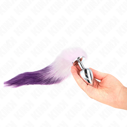 KINK Plug Anal Talla L 10x4 cm – Diseño Vibrante Con Cola Sintética Para Placer Intenso