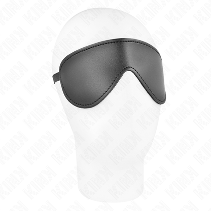 KINK - SINGLE LEATHER BLINDFOLD 19.5 x 7.5 CM