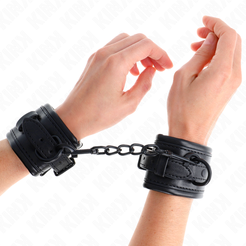 Comprar KINK Muñequeras Ajustables Negras – Diseño Seguro y Estilizado Para Experiencias Únicas-Noxtic