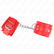 Comprar KINK Muñequeras Con 3 Anillas En D Ajustable Rojo – Diseño Estilizado Para Comodidad Y Estilo-Noxtic